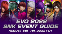 SNK nimmt mit großem Stand an der EVO 2022 teil