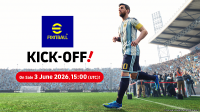 KONAMI gibt den 3. Juni als Veröff﻿entlichungstermin für eFootball™ Kick-﻿Off bekannt!