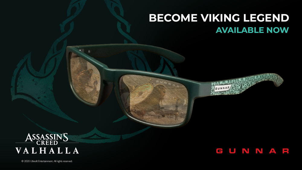 Gunnar Optiks Enigma Amber Assasins Creed Valhalla Edition