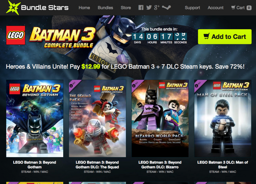 LEGO Batman 3: Beyond Gotham DLC: Batman 75th Anniversary on Steam