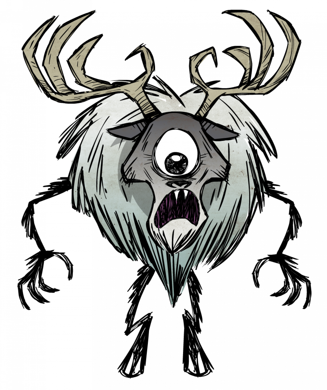 Донт старв монстры. Циклоп олень don't Starve together. Босс don't Starve together Deerclops. Don't Starve Циклоп. Don't Starve together босс олень.