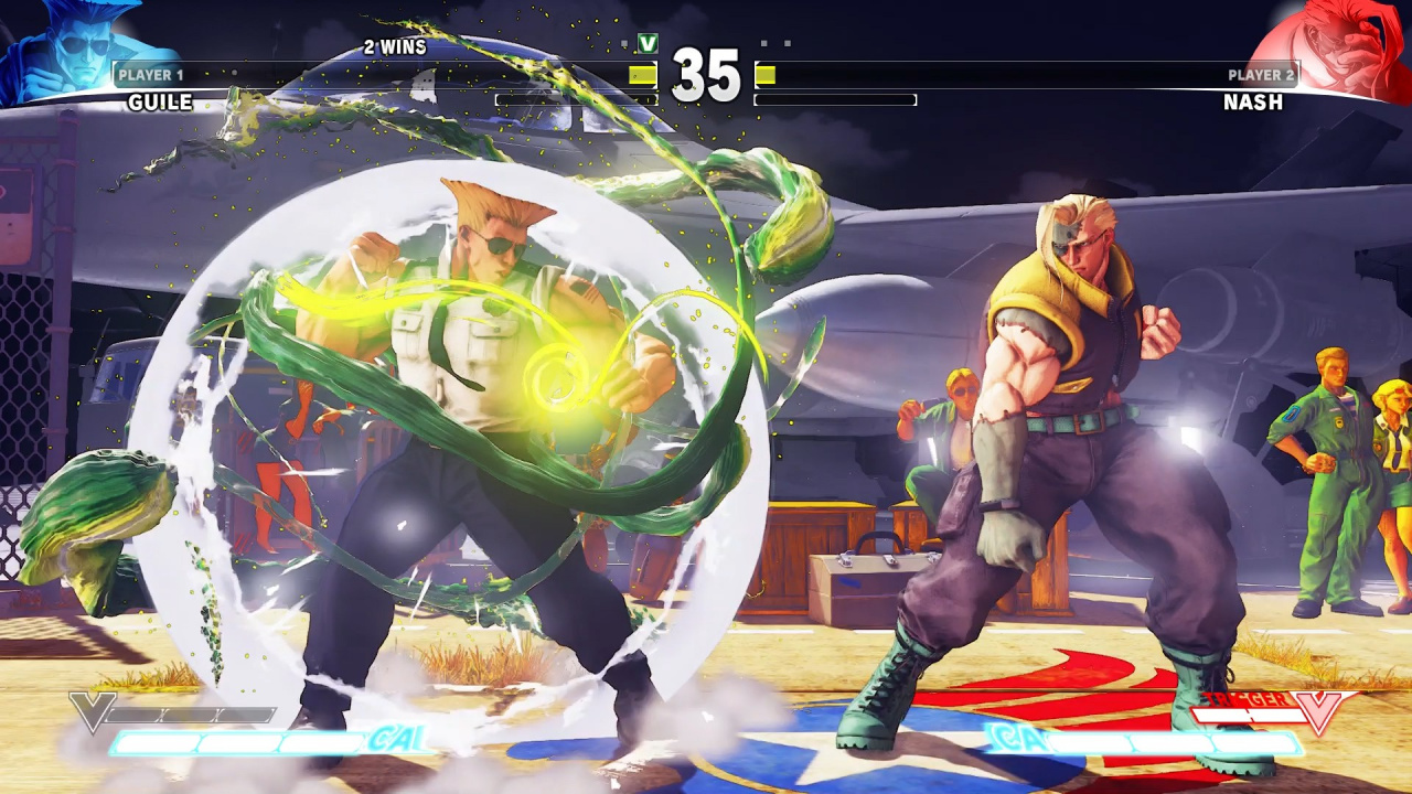 Ultra Street Fighter IV - PS4 Guile sonic boom glitch - video