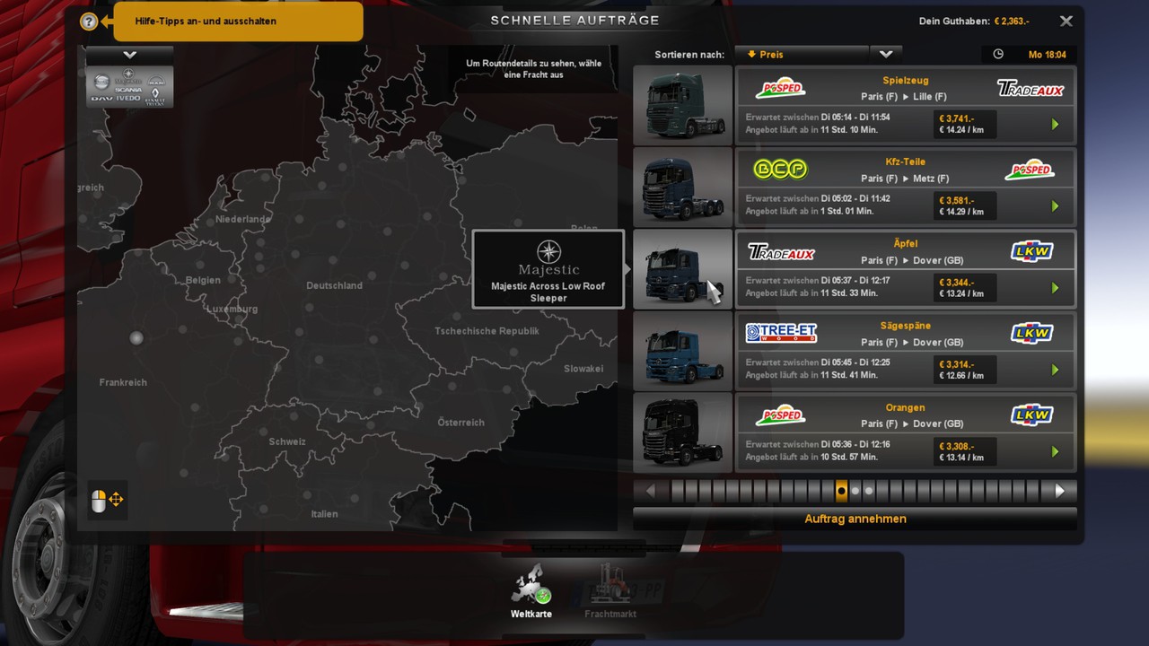 Euro Truck Simulator 2 Video Game Reviews and Previews