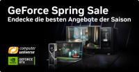 Eine Woche GeForce Spring Sale bei Computeruniverse mit Rabatten von bis zu 33 Prozent