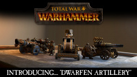 Total War: Warhammer Showcases Dwarfen Artillery