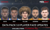 Neues PES 2017 Data-Pack am 9. Februar