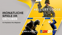 PlayStation Plus-Titel im Oktober für PS4 und PS5