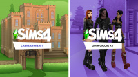 Die Sims 4: Gothic-Style und Burgen- & Schlösser-Set