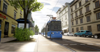 TramSim Munich | Video Simulation vs. Realität