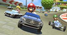 Mario Kart 8 - Mario tritt im Mercedes-Benz aufs Spaßpedal