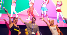 Just Dance 2015 - Isabel Edvardsson rockte die Ubisoft-Bühne
