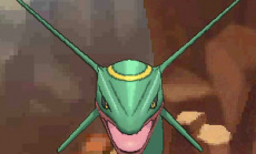 Das Legendäre Pokémon Rayquaza erscheint neben Groudon und Kyogre in Pokémon Omega Rubin und Pokémon Alpha Saphir