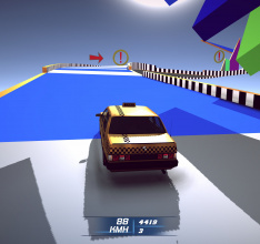 Taxi Simulator in City