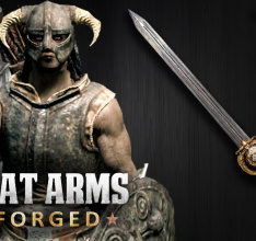 Man At Arms Is At It Again: Dawnbreaker From Skyrim Is In The Forge