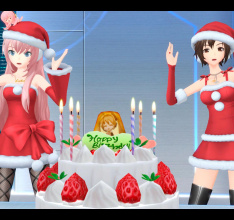 Hatsune Miku: Project Diva F 2nd: Die virtuelle Sängerin in Weihnachtsstimmung