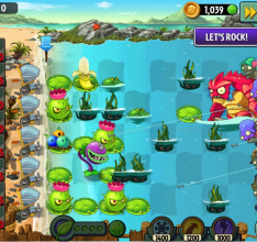 Das neueste Update für Plants vs. Zombies 2 rollt heran