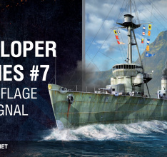 World of Warships – New Dev Diary Showcases Signal Flags and Camouflage