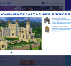 Die Sims 4: Gothic-Style und Burgen- & Schlösser-Set