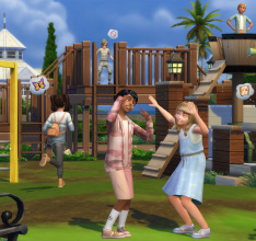 Die Sims 4: Erste Outfits-Set und Wüstenoase-Set.