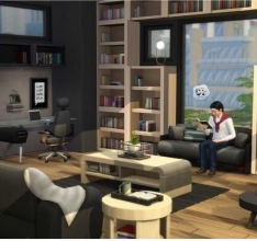 Die Sims 4: Leseecke- und Grunge-Revival-Set