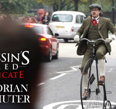 Victorian-Era Penny Farthings Line Londons Cycle Lanes to Promote Assassins Creed: Syndicate