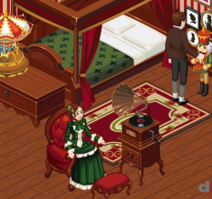 Weihnachtliche Festtagsstimmung im The Sims Social Winter Wonderland
