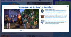 Die Sims 4 Werwölfe-Gameplay-Pack