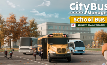 Der School Bus & Student Transportation-DLC für City Bus Manager erscheint am 10. Dezember
