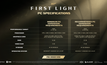 007 First Light: IO Interactive veröffentlicht PC-Systemanforderungen zum kommenden Bond-Abenteuer