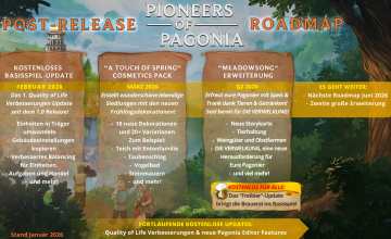 Pioneers of Pagonia Roadmap 2026 bringt Freibier