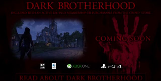 TESO: Tamriel Unlimited – Dark Brotherhood Coming SoonVideo Game News Online, Gaming News