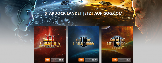 GOG.com und Stardock vereinbaren Zusammenarbeit - die beliebten Weltraumstrategiespiele erscheinen mit GOG Galaxy-Support auf GOG.comNews  |  DLH.NET The Gaming People