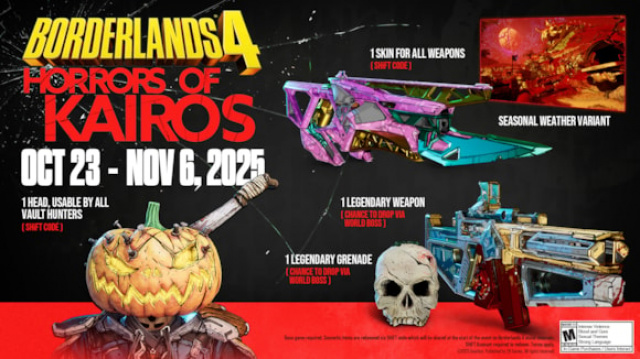 Gratis, Saisonales Mini-Event für Borderlands 4: „Horrors of Kairos