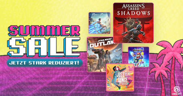 Ubisoft startet Summer Sale: Top-Titel bis zum 3. August stark reduziertNews  |  DLH.NET The Gaming People