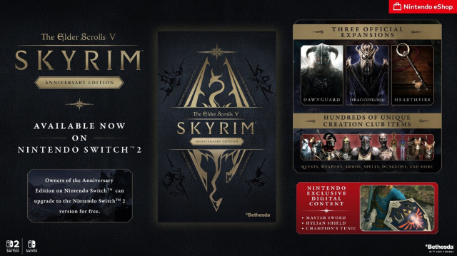 The Elder Scrolls V: Skyrim Anniversary Edition jetzt für Switch 2 erhältlichNews  |  DLH.NET The Gaming People