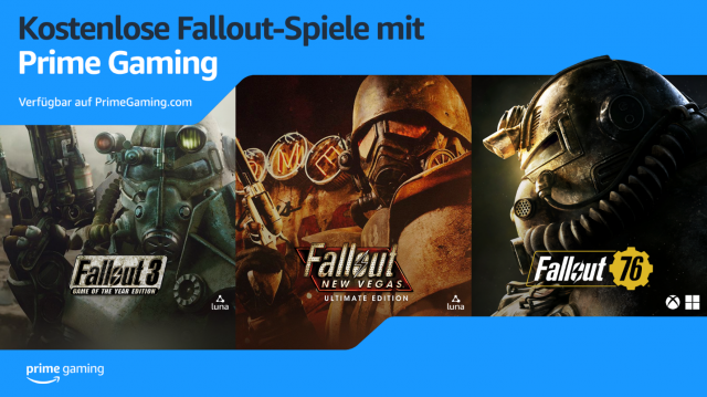 Fallout 3: Game of the Year Edition und Fallout: New Vegas gibt es jetzt gratis via Amazon LunaNews  |  DLH.NET The Gaming People