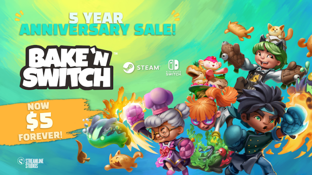 Bake 'n Switch Turns FiveNews  |  DLH.NET The Gaming People
