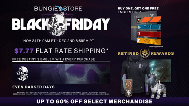 Celebrate the Holidays with the Bungie Store Black Friday SaleNews  |  DLH.NET The Gaming People