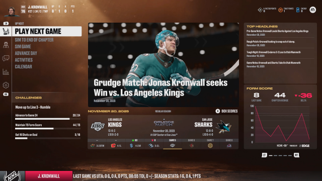 Electronic Arts veröffentlicht NHL 26 Deep Dive zu Be A ProNews  |  DLH.NET The Gaming People