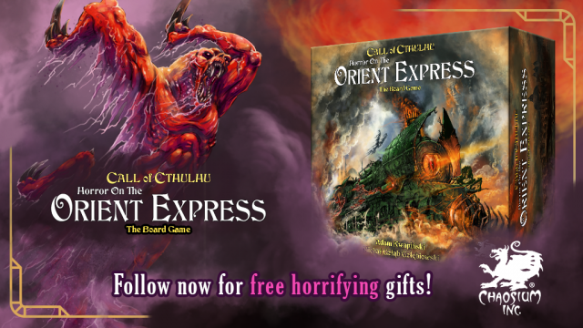 All Aboard the Nightmare with ‘Horror on the Orient Express: The Board Game’ a New Game from ChaosiumNews  |  DLH.NET The Gaming People