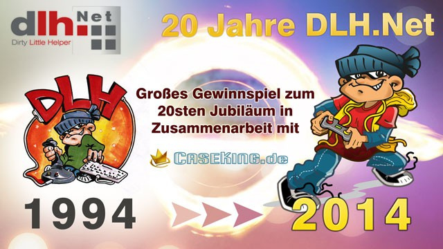 Caseking präsentiert das 20 Jahre DLH.Net Jubiläums-Event mit fantastischen GewinnenNews - Spiele-News  |  DLH.NET The Gaming People