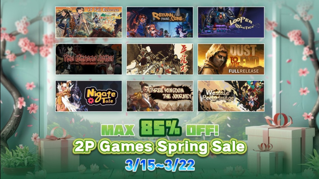 Save up to 85% in publisher 2P Games Steam Spring saleNews  |  DLH.NET The Gaming People