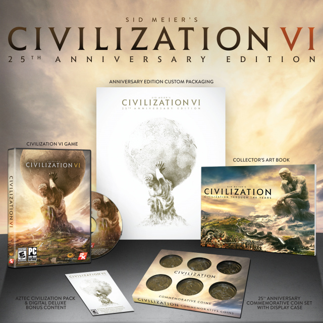 2K Announces Sid Meier’s Civilization VI 25th Anniversary Edition LimitedVideo Game News Online, Gaming News