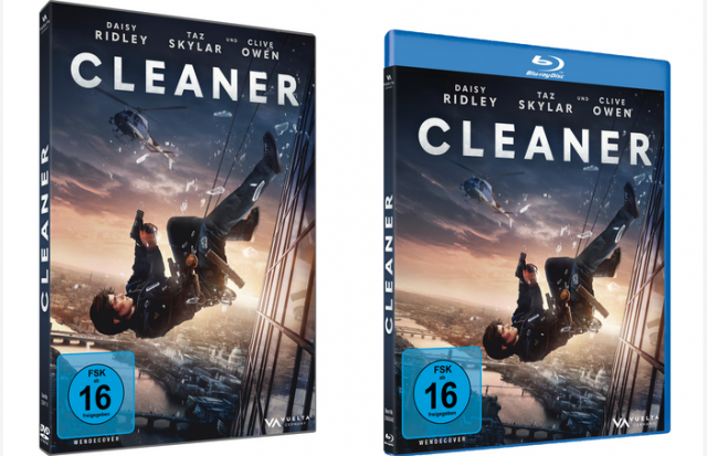 CLEANER mit Daisy Ridley - ab 4. September im Home EntertainmentNews  |  DLH.NET The Gaming People