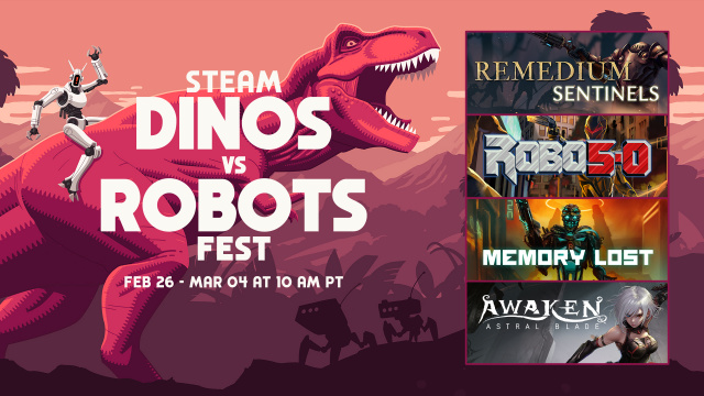 ESDigital Games Announces Titles Featuring in Steam Dinos vs Robots FestNews  |  DLH.NET The Gaming People