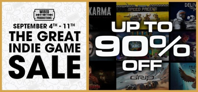 Indie Chaos, Wired Style – The Biggest Publisher Sale in Our History is Live!News  |  DLH.NET The Gaming People