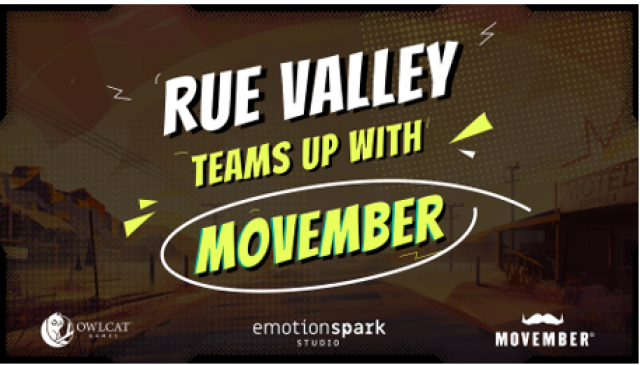 Narratives RPG Rue Valley kooperiert mit MovemberNews  |  DLH.NET The Gaming People