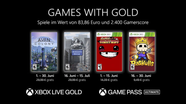Games with Gold: Diese Spiele gibt es im Juni gratisNews  |  DLH.NET The Gaming People