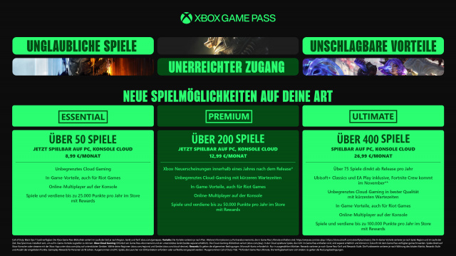 Upgrades für Xbox Game PassNews  |  DLH.NET The Gaming People