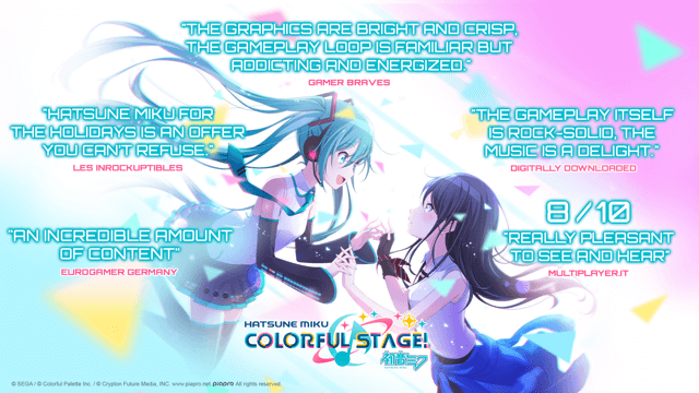 MIKU: COLORFUL STAGE! feiert weltweiten ErfolgNews  |  DLH.NET The Gaming People
